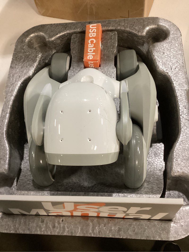 Condition photo showing Good Condition for Robot Pet Dog ChatGPT-4o Smart AI-Powered Companion Voice & Gesture Control, Real-Time Interaction Robotics Toys for Kids, Home Monitoring - Includes Charging Dock Loona with dock recharge