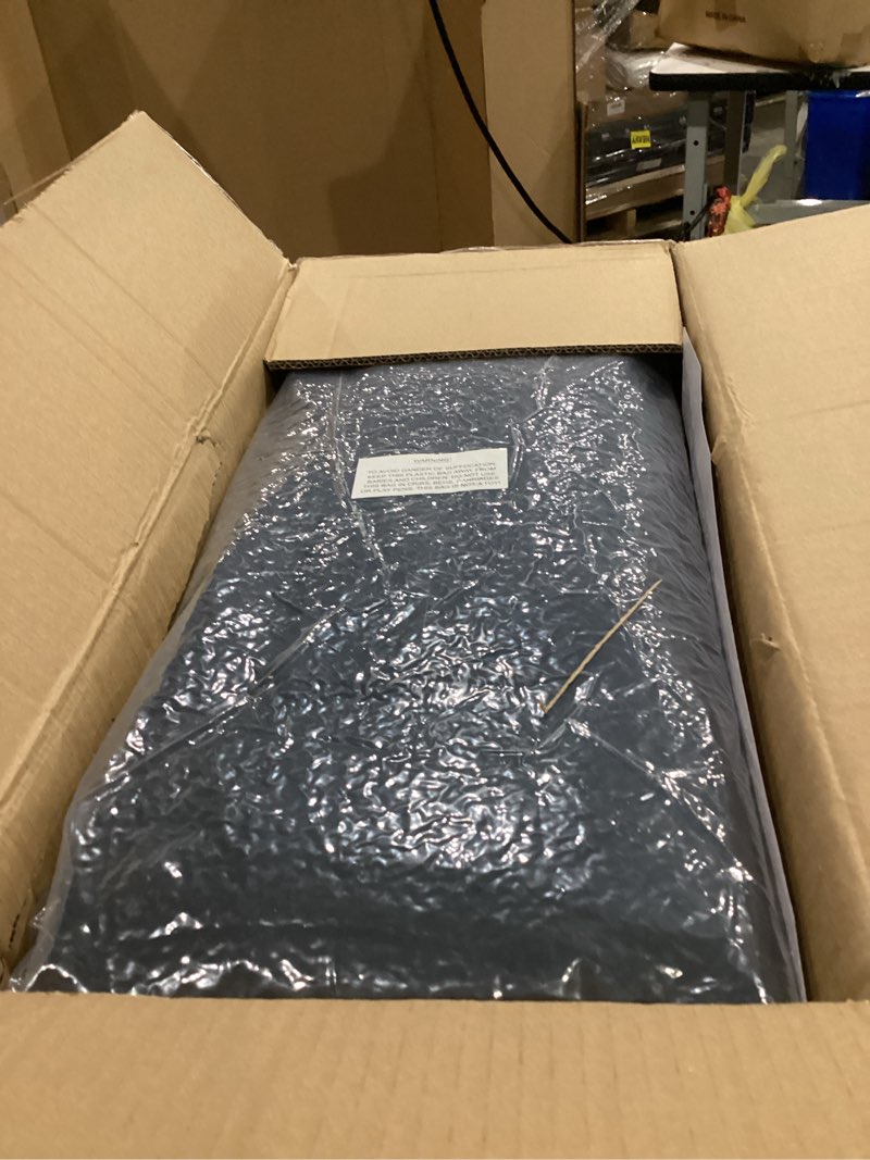 Condition photo showing New/Like New for Organic Buckwheat Bolster (24X10.5X5.5 in) Supportive Rectangular Meditation Pillow 100% Cotton Cover Yoga Pillow Black