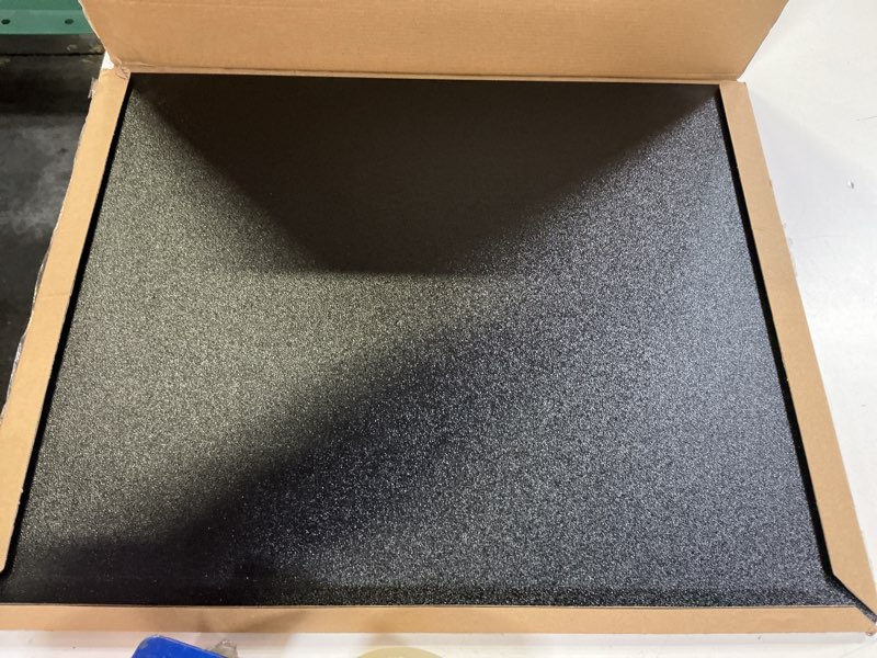 Condition photo showing New/Like New for 2pack black abs plastic sheet 16" x 20" x 1/8" thick black rigid thermoplastic sheet (upgrade surface) 3mm flexible high tensile large abs moldable plastic panel for crafts, diy, signs 16" x 20" x 1/8" black 2
