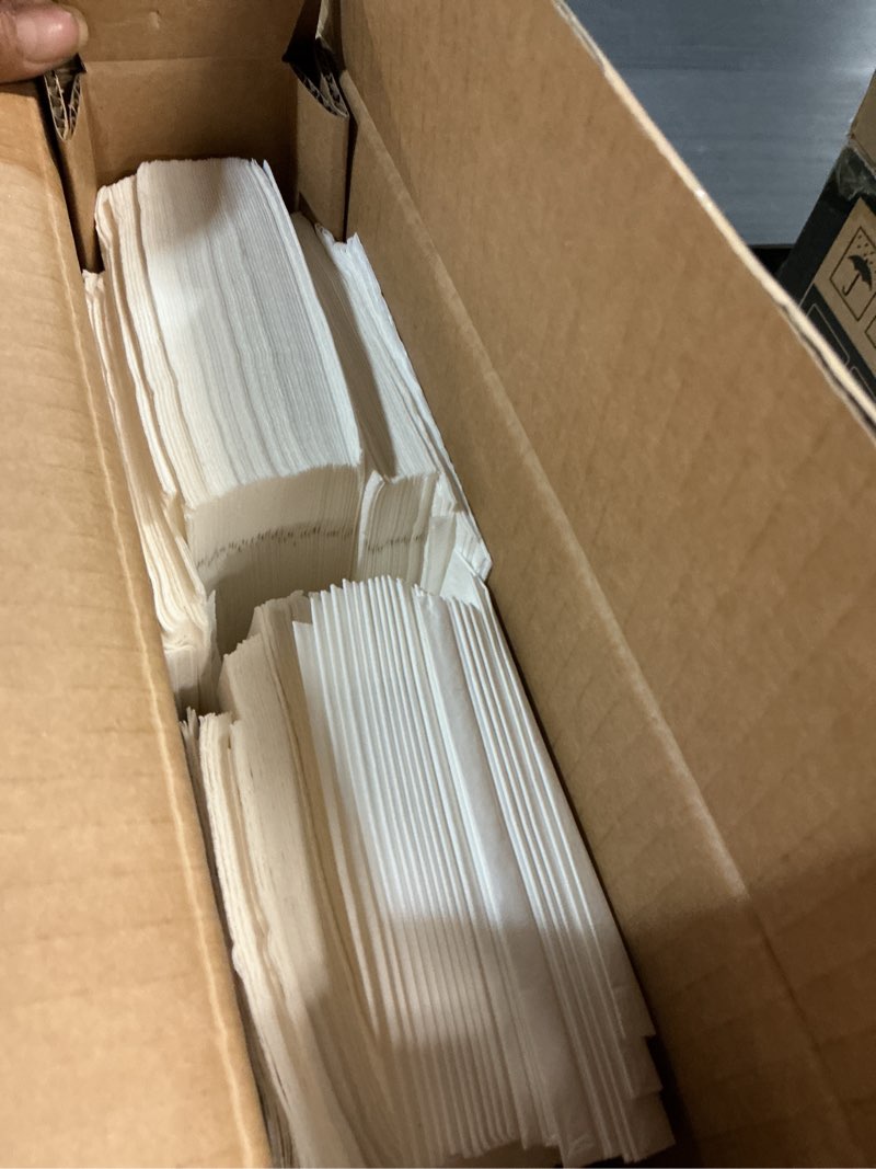 Condition photo showing Good Condition for pasimy 200 pcs initial napkins monogram guest napkins gold letter paper napkins disposable elegant dinner towels for wedding bridal shower holiday birthday party tableware decor(m letter)