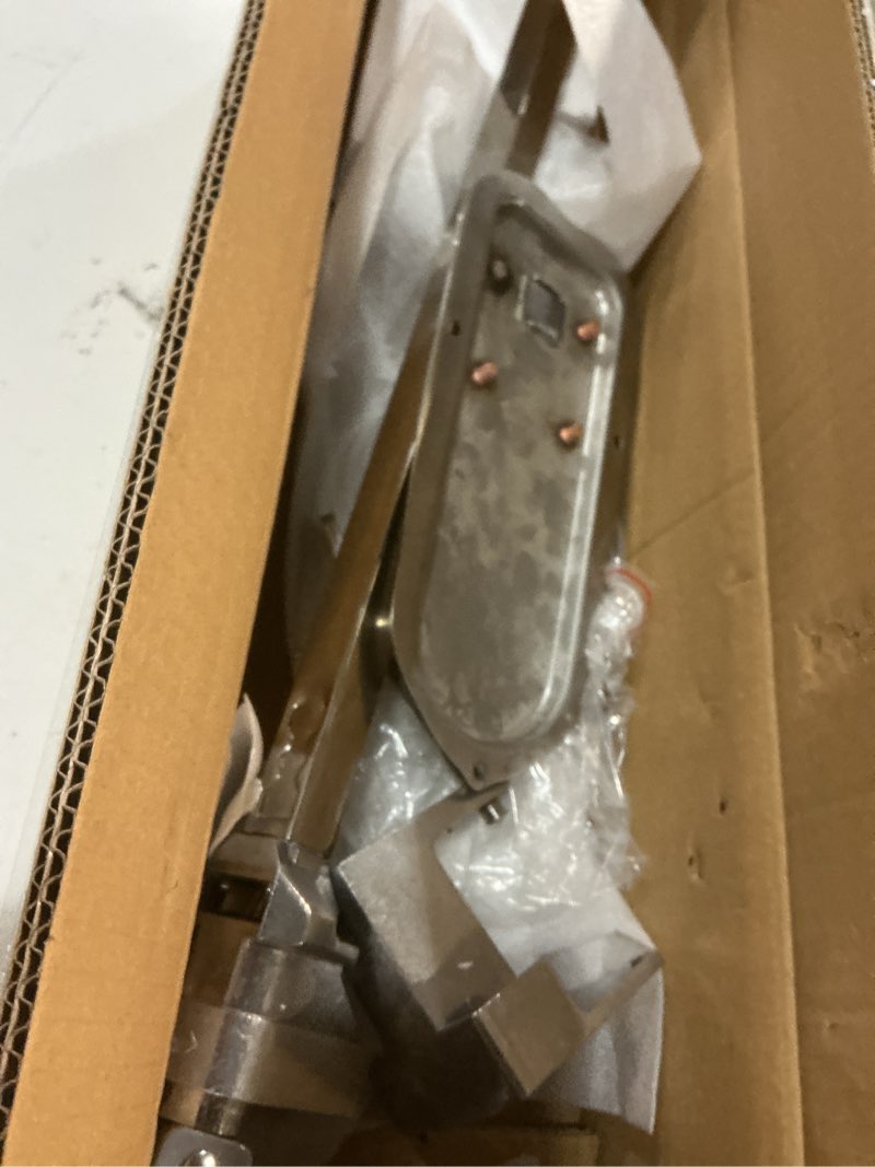 Condition photo showing As Is for commercial can opener heavy duty,24.6” manual can opener for large cans up to 17.7”, tabletop industrial can opener with replaceable blade for restaurants, bars, canteens
