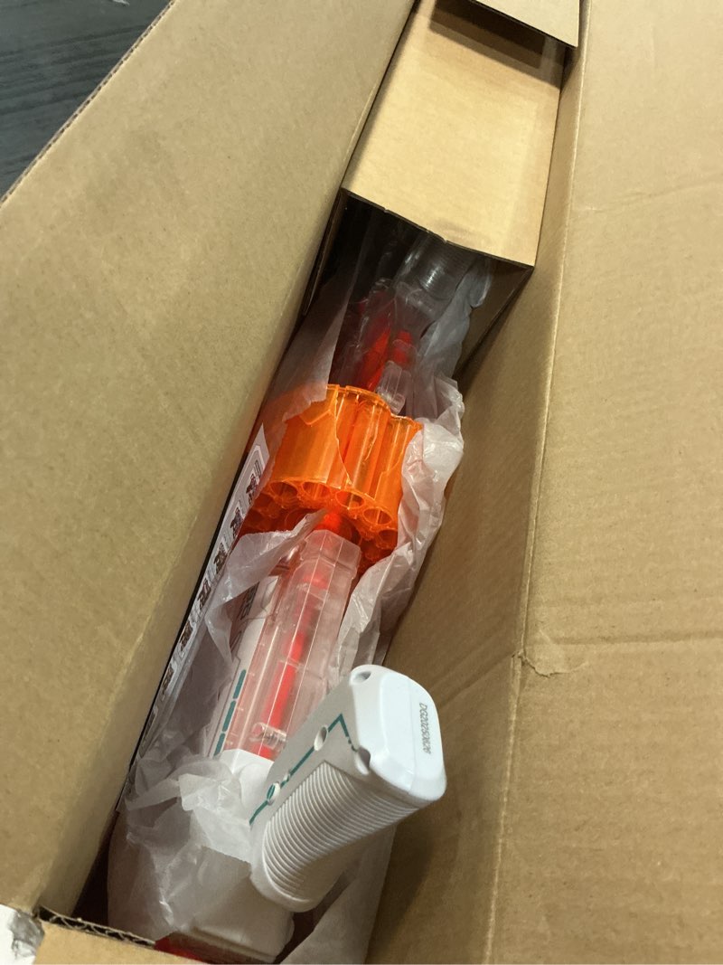 Condition photo showing Good Condition for xshot skins last stand ghost blaster by zuru with 16 darts, slam fire action, air pocket dart technology, toy foam blaster for kids, teens and adults (ghost)