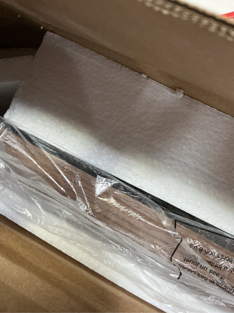 Condition photo showing Good Condition for Rustic Coffee Table for Living Room - Farmhouse Oak Wood Rectangle Coffee Table, Solid Real Wooden Brown Center Table Organic Modern