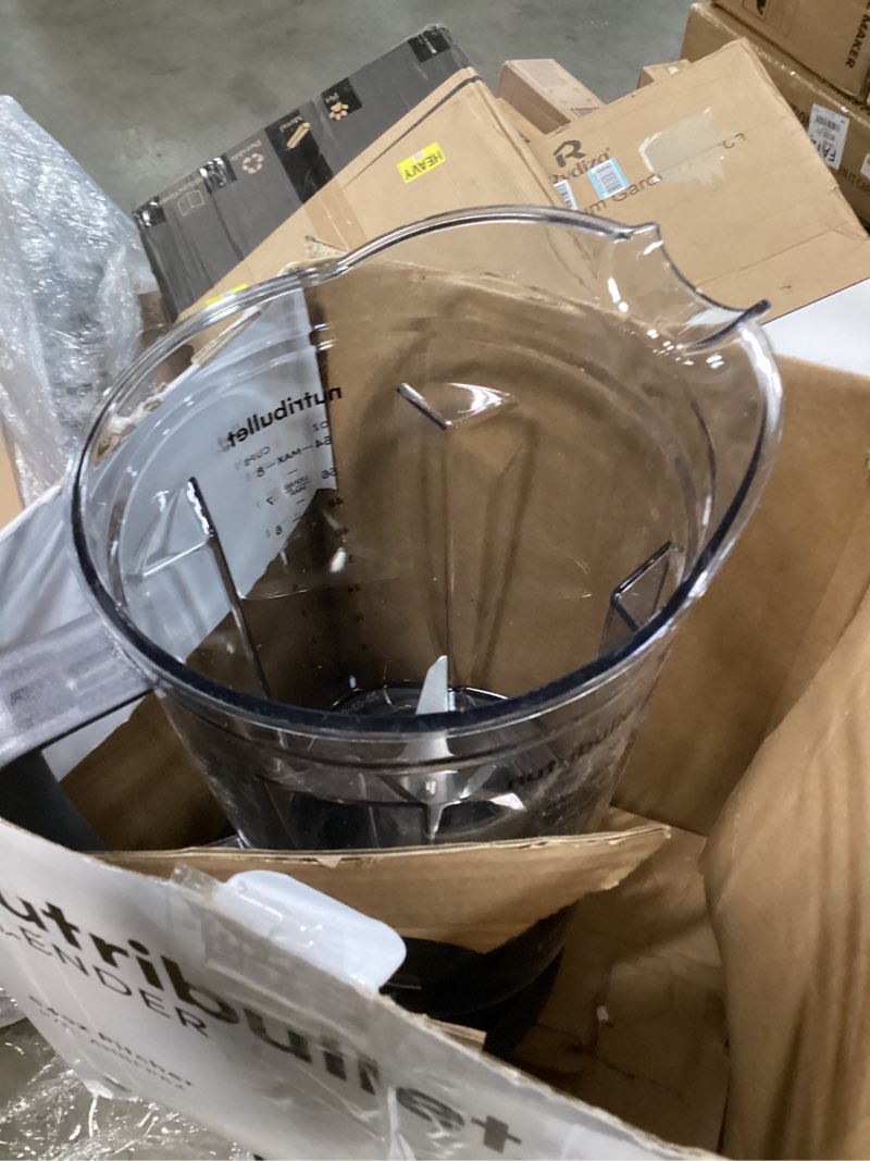 Condition photo showing As Is for nutribullet blender 64 oz pitcher