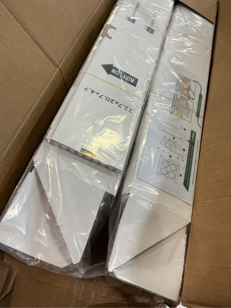 Condition photo showing New/Like New for upgrade flrqb5ah23m11 merv 13 22.7"x20"x4.70" air filter compatible with trane flrqb5ah23m11 and envirowise 22.7 x 20.7 x 4.7 air filter,flrqb5ah23m11 merv 13 filter, 2 packs