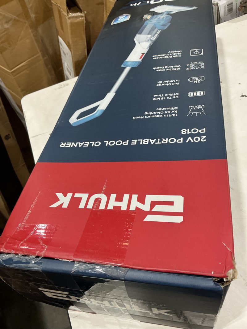 Condition photo showing New/Like New for portable pool cleaner
