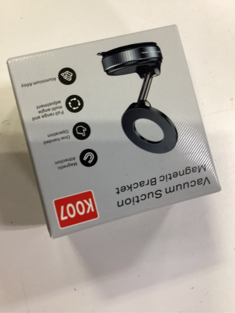 Condition photo showing New/Like New for 2026 upgraded vacuum magnetic car phone holder 360° reinforced 96lbs ultra suction cup phone mount for magsafe cell phone holders for your car/gym/mirror mount for iphone & android black