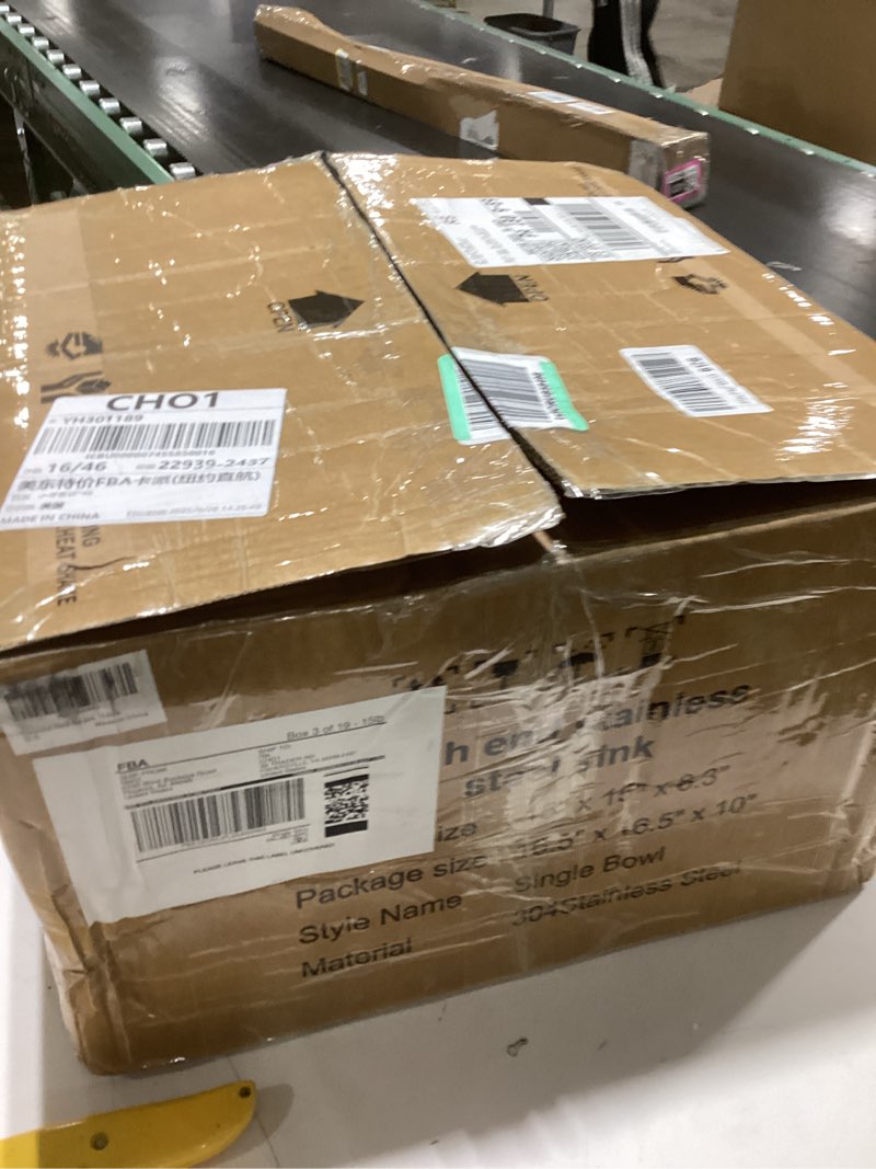 Condition photo showing New/Like New for Gunmetal Black bar sink 15 inch Drop in Bar Sinks Modern Stainless Steel Small Kitchen Sinks Single 