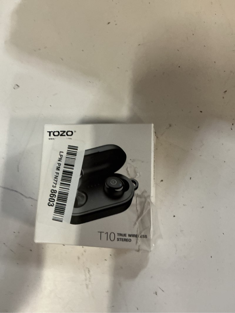 Condition photo showing New/Like New for tozo t10 wireless earbuds bluetooth 5.3 headphones, app customize eq, ergonomic design, 55h playtime, wireless charging case, ipx8 waterproof sound in-ear headset, new version matte khaki