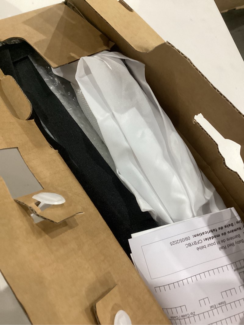 Condition photo showing Good Condition for ComfyBumpy 1-Pack Bed Rail for Toddlers 55.5" L x 19.5" H | Toddler Bed Rails for Twin, Full, Queen & King Mattress Size | Swing Down Rail Guard | Mattress Side Rail for Kids | White White 55.5”L x 19.5”H | 1-Pack