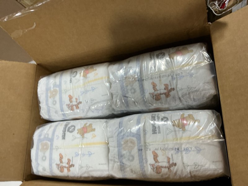 Condition photo showing As Is for Huggies Size Newborn Diapers, Little Snugglers Baby Diapers, Size Newborn (up to 10 lbs), 84 Count, Packaging May Vary Newborn 84