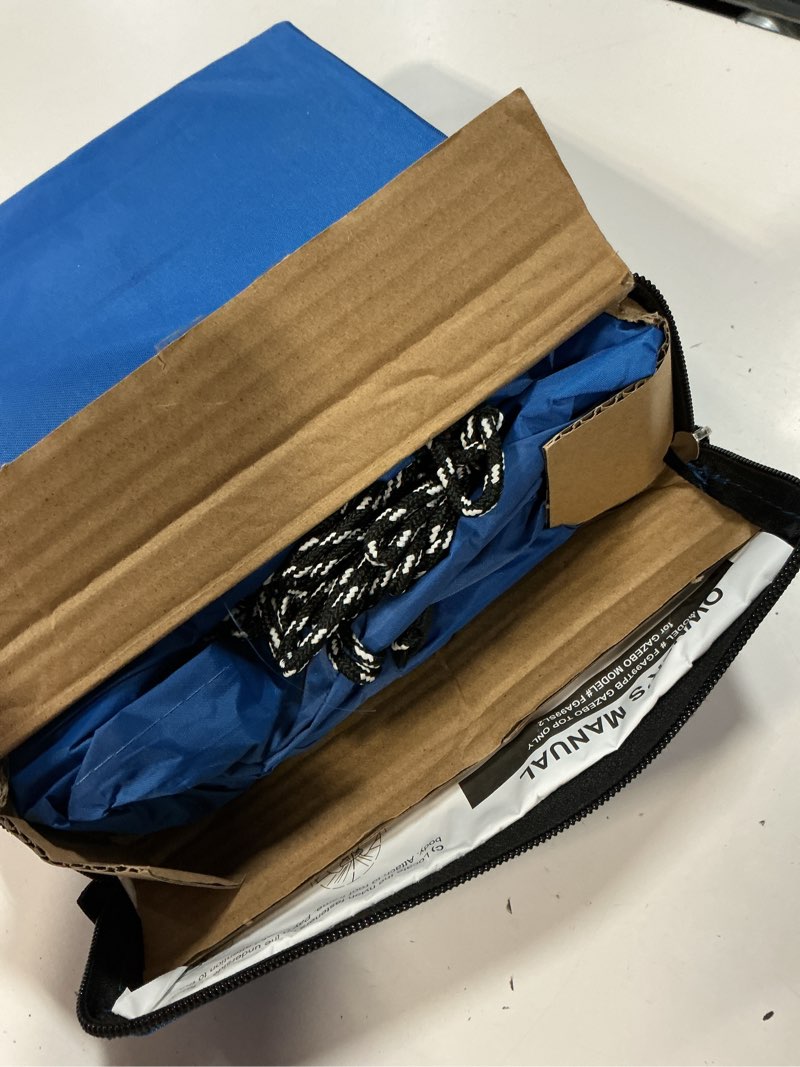 Condition photo showing Good Condition for ozark trail 10' x 10' instant slant leg pop up canopy replacement top shading cover, blue ( canopy top only)