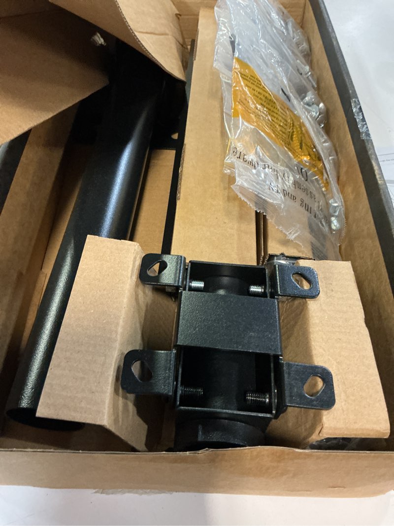 Condition photo showing Good Condition for usx star ceiling tv mount for 26-65 inch tvs, 360° swivel full motion ceiling mount tv bracket, height adjustable, tilt tvs ceilings mounts, supports up to 110 lbs, max vesa 400x400mm 26-65"