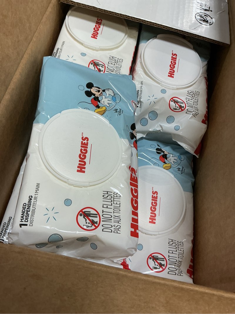 Condition photo showing Good Condition for incomplete )huggies simply clean unscented baby diaper wipes, 11 flip-top packs (704 wipes total), packaging may vary 64 count (pack of 10