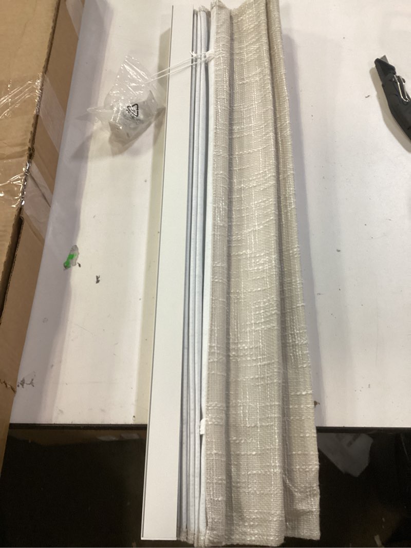 Condition photo showing As Is for fabric blinds 