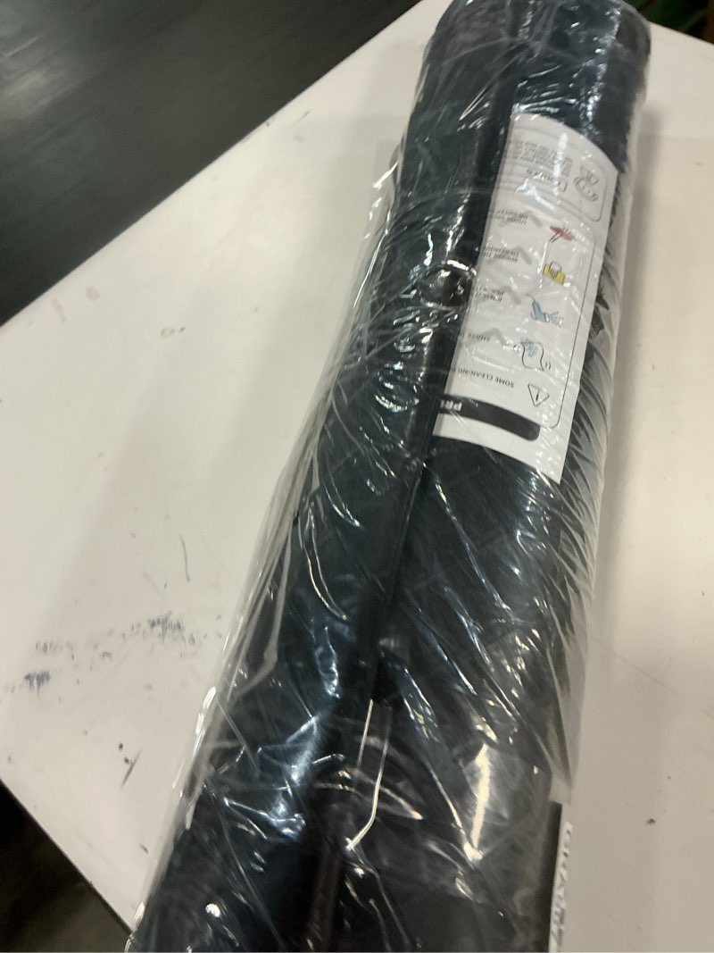 Condition photo showing Good Condition for color&geometry anti fatigue cushioned kitchen floor mats,24"x59",long runner rug non slip waterproof,memory foam padded standing mat for front sink,black black 59"l x 24"w x 0.4"th