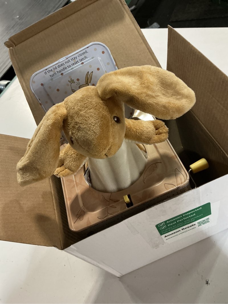 Condition photo showing Good Condition for kids preferred guess how much i love you - nutbrown hare jack-in-the-box - musical toy for babies pack of 1 toy figure