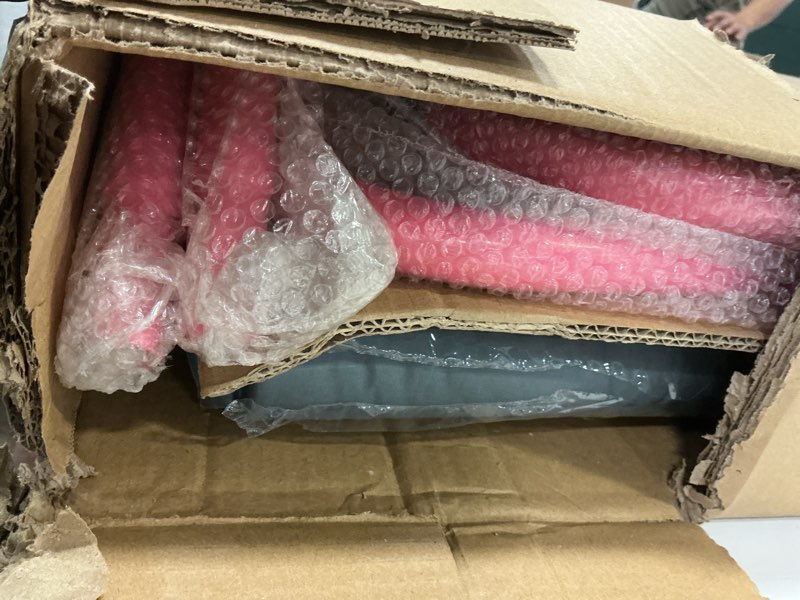 Condition photo showing New/Like New for Gymnastics Bar with Self-Inflating Mat for Kids, Adjustable Height Gymnastic Horizontal Bars with Mat, Folding Gymnastic Training Monkey Bars, Junior Expandable Training Kip Bar for Home Pink with Santa Claus Mat