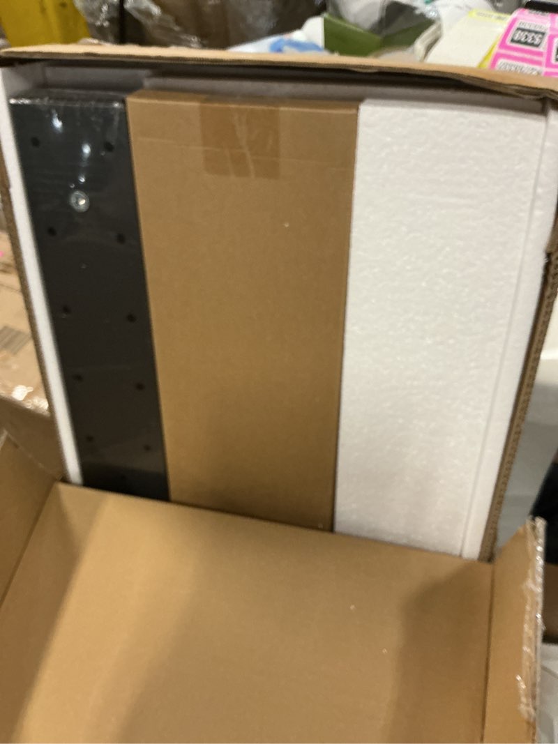 Condition photo showing Good Condition for TAVR Universal Floor TV Stand Base for 32-75 Inch TVs up to 110 Lbs with Swivel Height Adjustable Mount, Black Tempered Glass Base for Media Storage and Space Saving