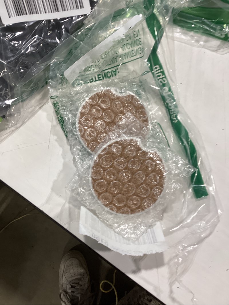 Condition photo showing Good Condition for vintage green flower car cup coaster 2 pack ceramic absorbent car coasters 2.56 inch non-slip car cup holder interior car accessories for women girls cup mats with cork base and finger notch