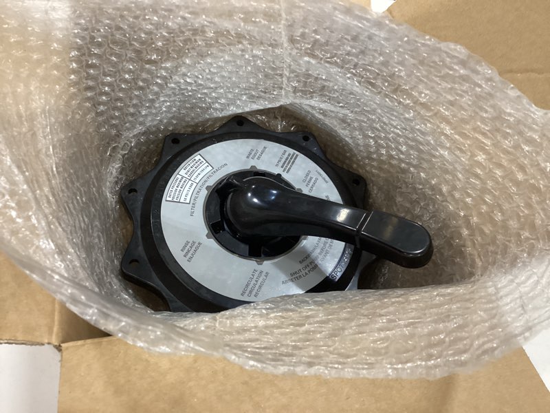 Condition photo showing Good Condition for spx0715ba3 for hayward multiport valve, key cover and handle assembly replacement for hayward multiport sp0715, sp0715x, sp0716, sp0176x