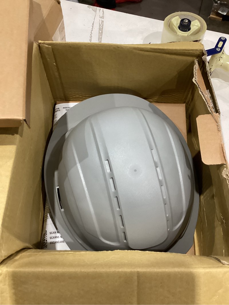 Condition photo showing Good Condition for jackson safety blockhead2 type 2 full brim hard hat - vented construction safety helmet with side impact protection - ansi z89.1 type 2 class c & osha compliant (multiple colors) gray vented