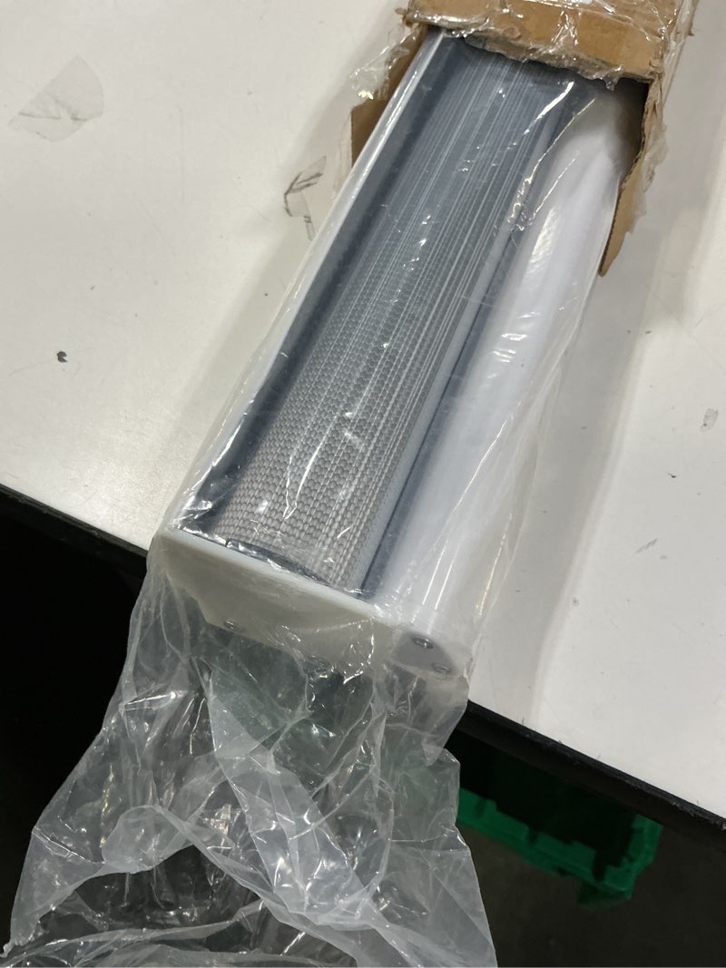 Condition photo showing Good Condition for Joydeco Cordless Zebra Blinds for Windows, Dual Layer Free-Stop Zebra Shades Privacy Light Control for Day and Night, Light Filtering Sheer Blinds for Indoor Windows (Grey, 35" W x 75" H) Grey 35" W x 75" H Ready Made