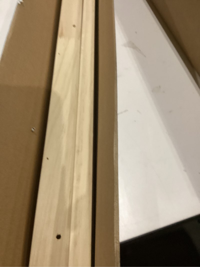 Condition photo showing As Is for AZSKY 36 Inch Wall Mounted Floating Shelves for Home Decoration,Picture Display Ledge Shelf for Bedrooms,Office,Living Room, Kitchen, Deep Walnut Wood Shelf,3 Same Sizes Deep Walnut 36Inch