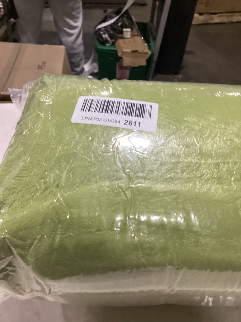 Condition photo showing As Is for ophanie green rug grass area rugs for bedroom, 4x6 shag fluffy carpet, fuzzy furry plush soft cute k