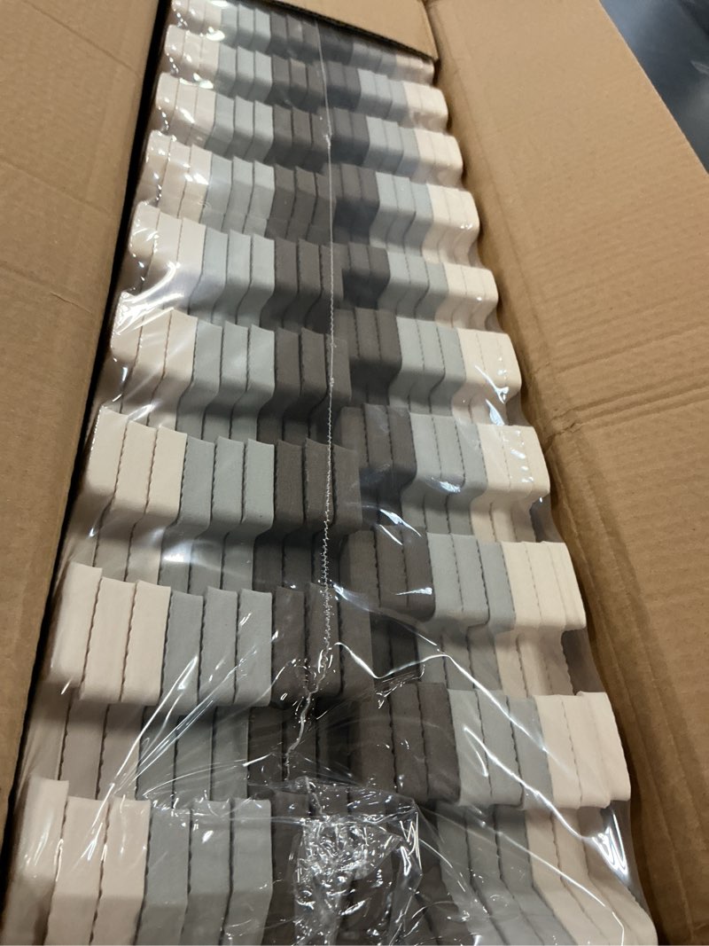 Condition photo showing Good Condition for ProSource Foam Puzzle Floor Play Mat for Kids and Babies with Solid Colors, 36 or 16 Interlocking Tiles with Borders, Brown/Beige/Grey Brown/Beige/Grey - 36 Tiles