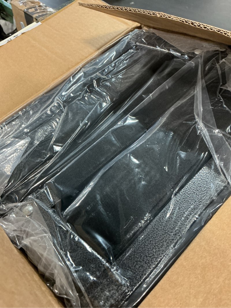 Condition photo showing New/Like New for sport beats stadium seats with back support bleacher chairs with back and cushion thick padded bleacher seats includes shoulder strap standard black 2