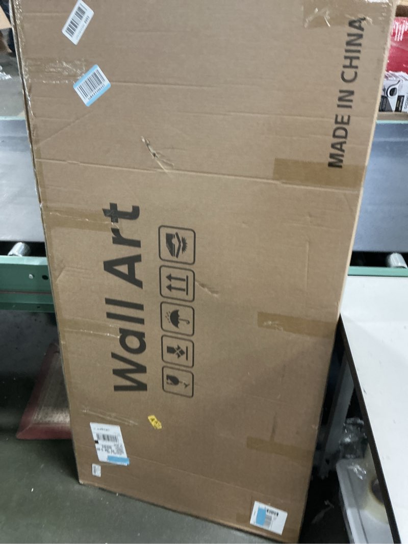 Condition photo showing New/Like New for Large Framed Tree of Life Gold Wall Art for Living Room, Canvas Prints Paintings Artwork for Walls, Modern Luxury Golden Big Tree Pictures for Hallway Dining Room Bedroom Office Wall Decor 30x60 In 60"L x 30"W Gold