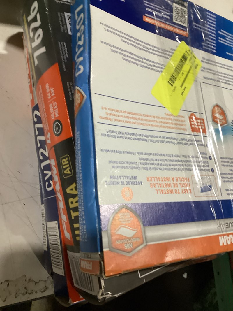Condition photo showing Good Condition for assorted 4pk air filters
