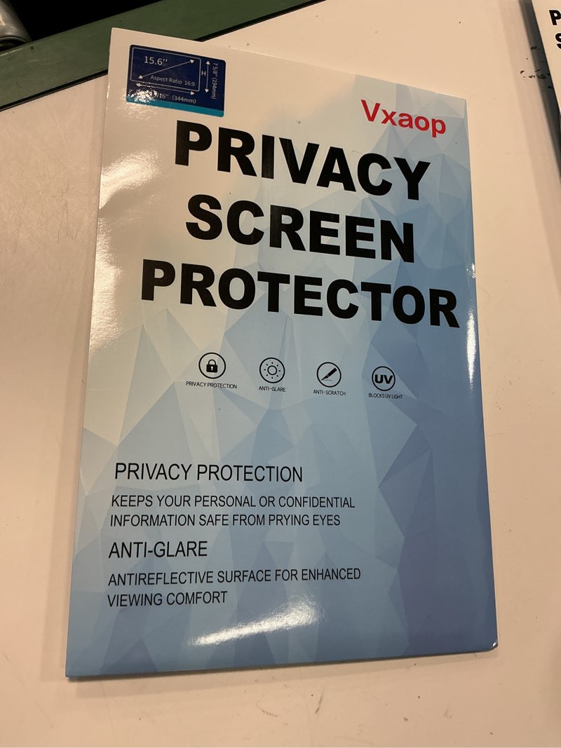 Condition photo showing Good Condition for zoegaa 4-way 360°laptop privacy screen for 15.6 inch 16:9 computer, removable privacy screen for laptop monitor, anti glare and blue light, compatible with hp dell lenovo asus samsung acer thinkpad