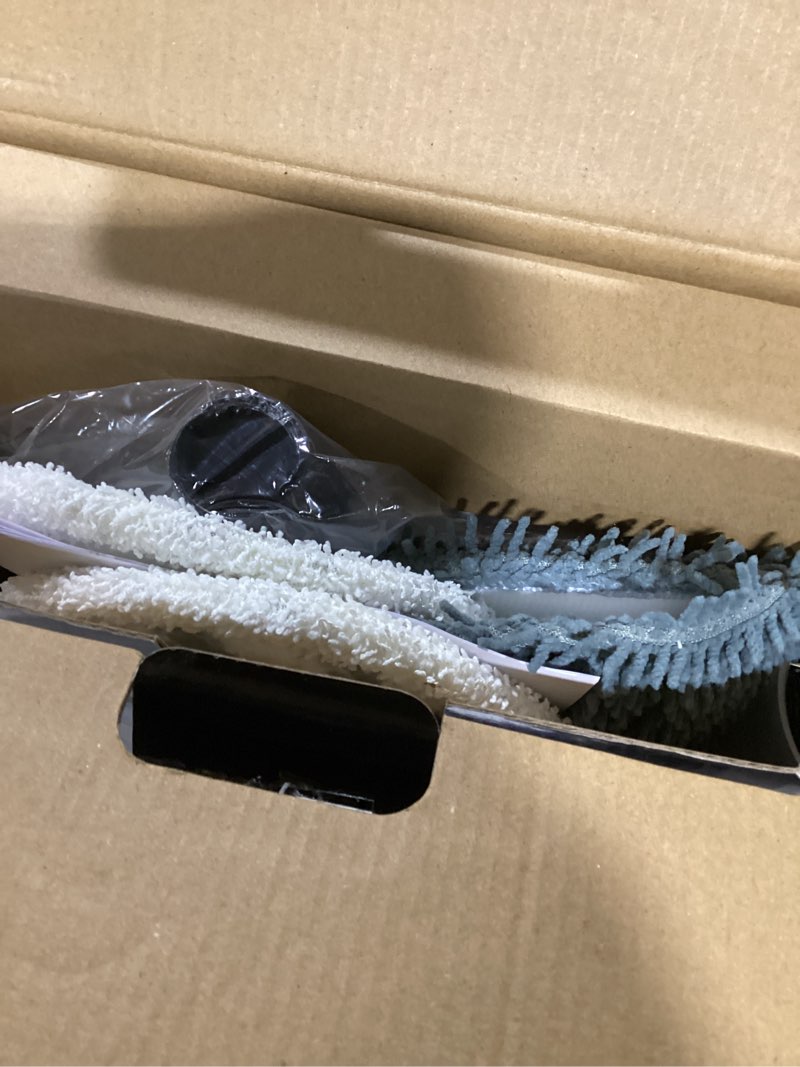 Condition photo showing New/Like New for ScrubWiz Steam Mop with Detachable Handheld Steam Cleaner, 10-in-1 Multi Accessories, Quick 10s Heat, 350ml and 2-Level Steamer for Cleaning Floor, Carpet, BBQ Grill, Tile, and Grout, Gray