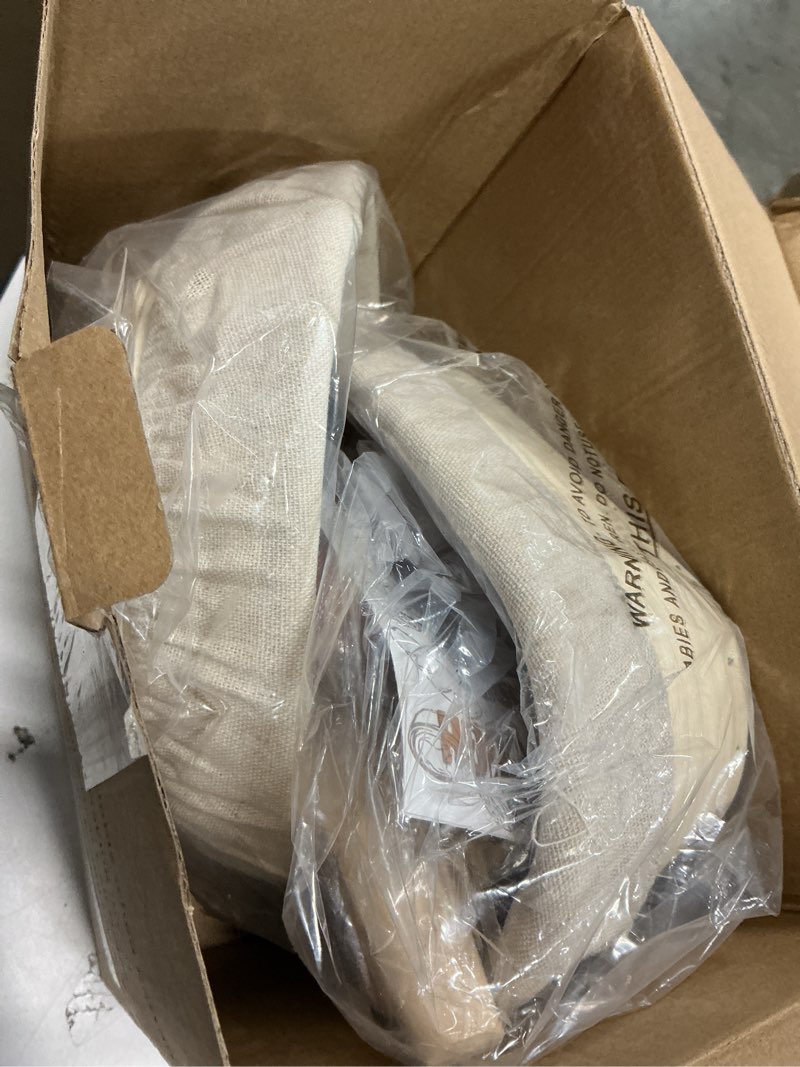 Condition photo showing Good Condition for Sourdough Proofing Basket Gift Set, 9" Round and 10" Oval Banneton Bread Baking Supplies, Sourdough Baskets with Bread Lame, Danish Whish, Bowl Scraper, Sourdough Scraper, and Linen Liner 9-Piece Kit