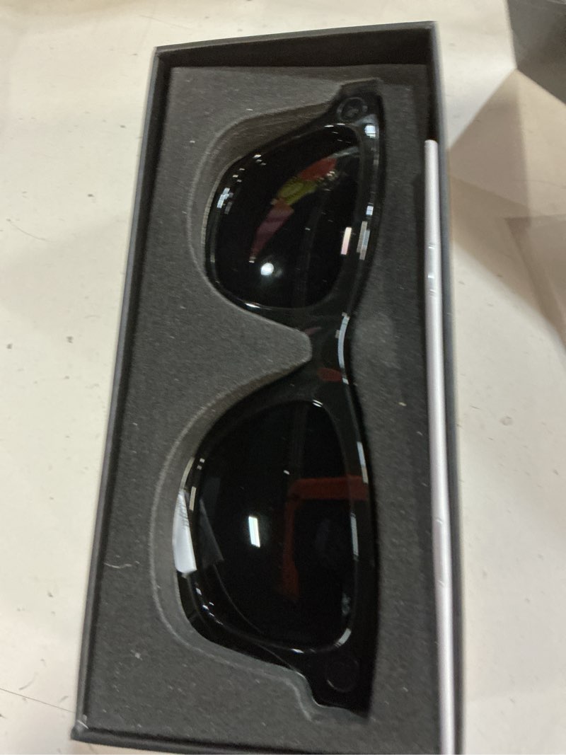Condition photo showing Good Condition for earlysincere 2026 ai smart glasses for men women, 8mp 4k hd camera glasses, 410mah battery, supports photo/video/audio recording, ai voice control, ai glasses with bluetooth calling(sunglasses) black frame+black sunglasses lens