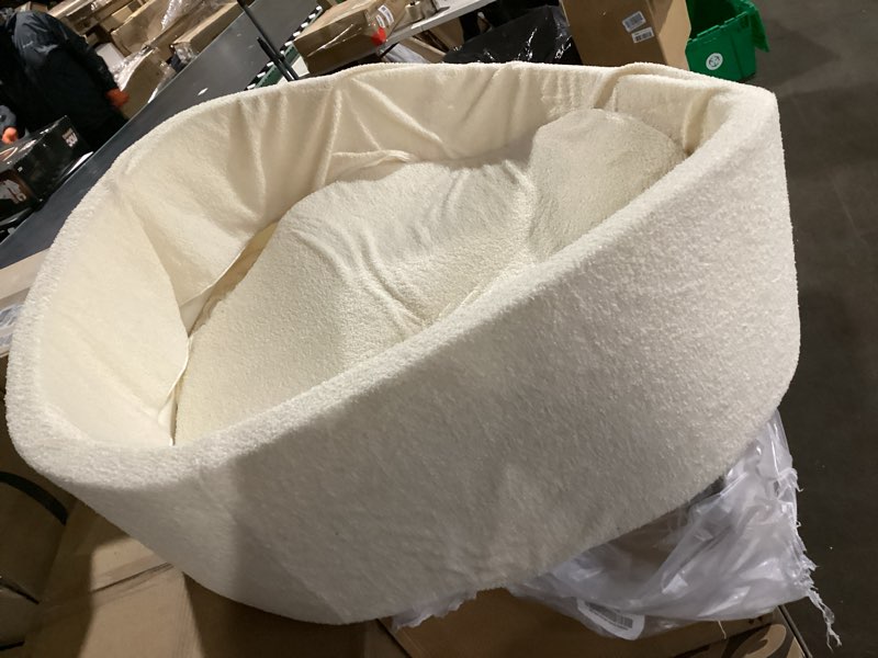 Condition photo showing As Is for (simiar) hachikitty calming donut cuddler dog bed, indoor puppy bed for large dogs, 30''