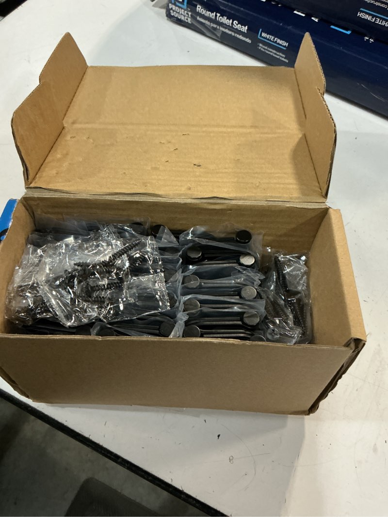 Condition photo showing New/Like New for reliabilt 3-1/2-in h x 5/8-in radius matte black mortise interior door hinge (30-pack)