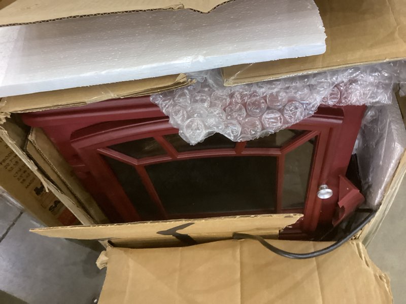 Condition photo showing As Is for duraflame Infrared Quartz Electric Stove Heater - DFI-591-03 - Cinnamon