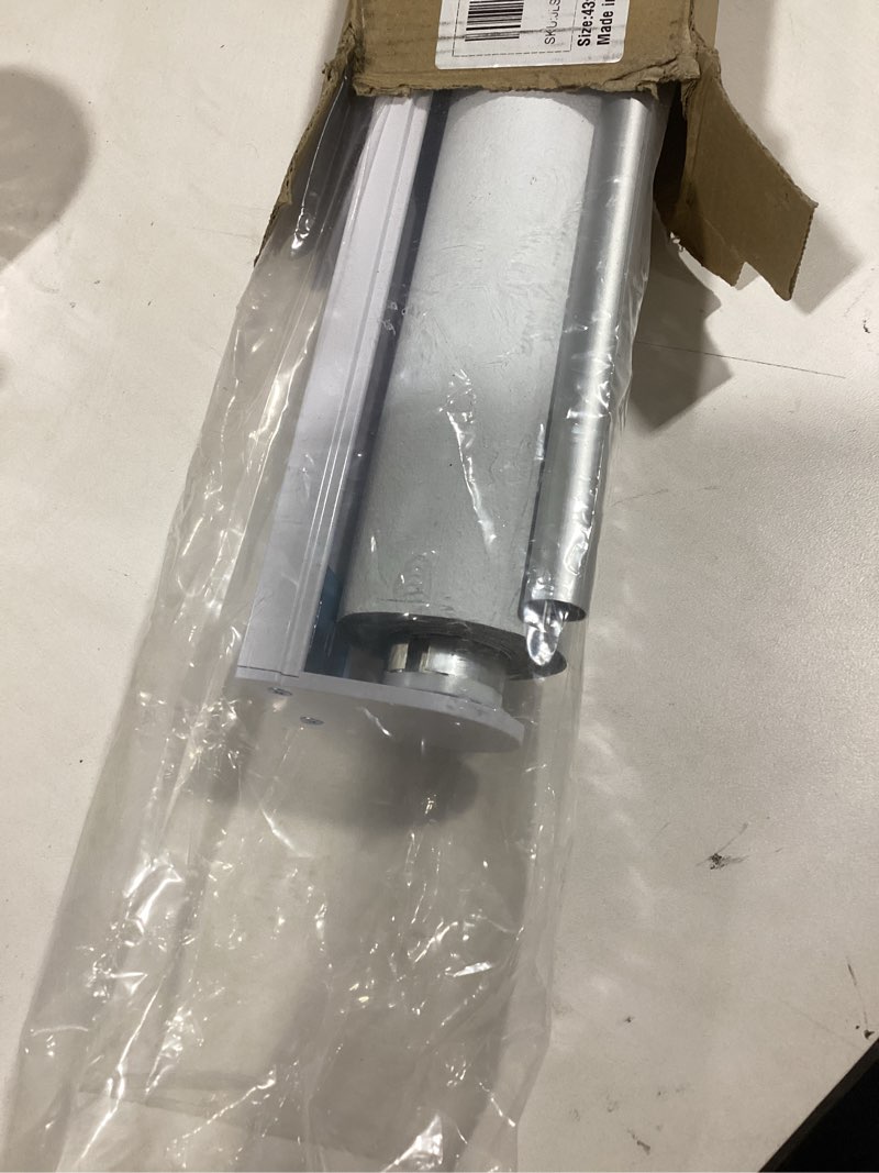Condition photo showing Good Condition for GENIMO 100% Blackout Roller Window Shades, Window Blinds Cordless with Thermal Insulated, UV Protection Fabric, Mini French Door Blinds for Home, Office, Bedroom, Easy to Install, Ivory, 43" W X 72" H A.ivory White | 100% Blackout 43"W x 72"H