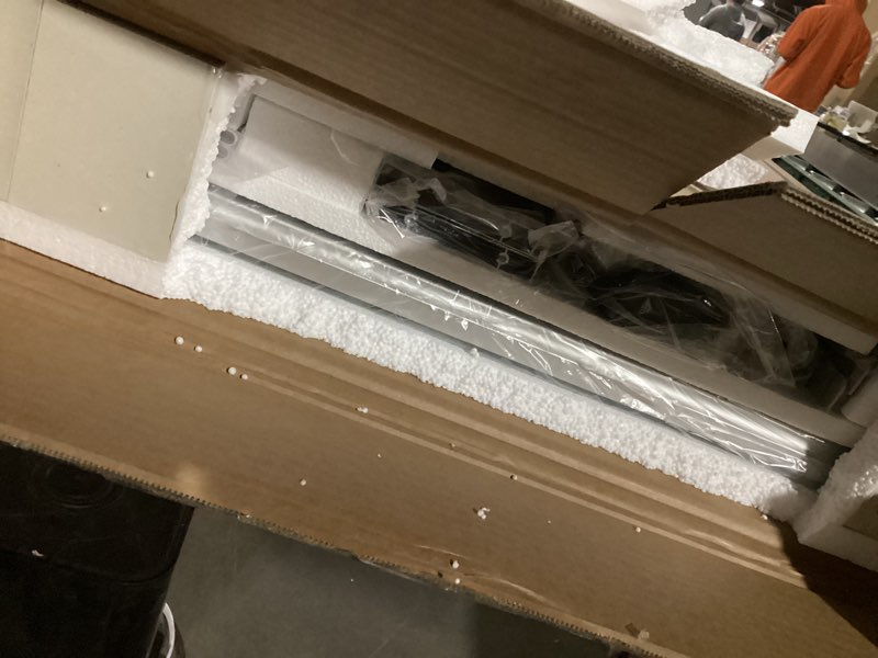 Condition photo showing Good Condition for TETOTE 20 x 26 Lighted Medicine Cabinet with Mirror with Adjustable Shelves, Silver Aluminum Cabinet, Anti-Fog Stepless Dimmable 3 Colors White/Warm/Natural, Easy to Install(Wall Mount/Recessed) 26"L x 20"W Silver