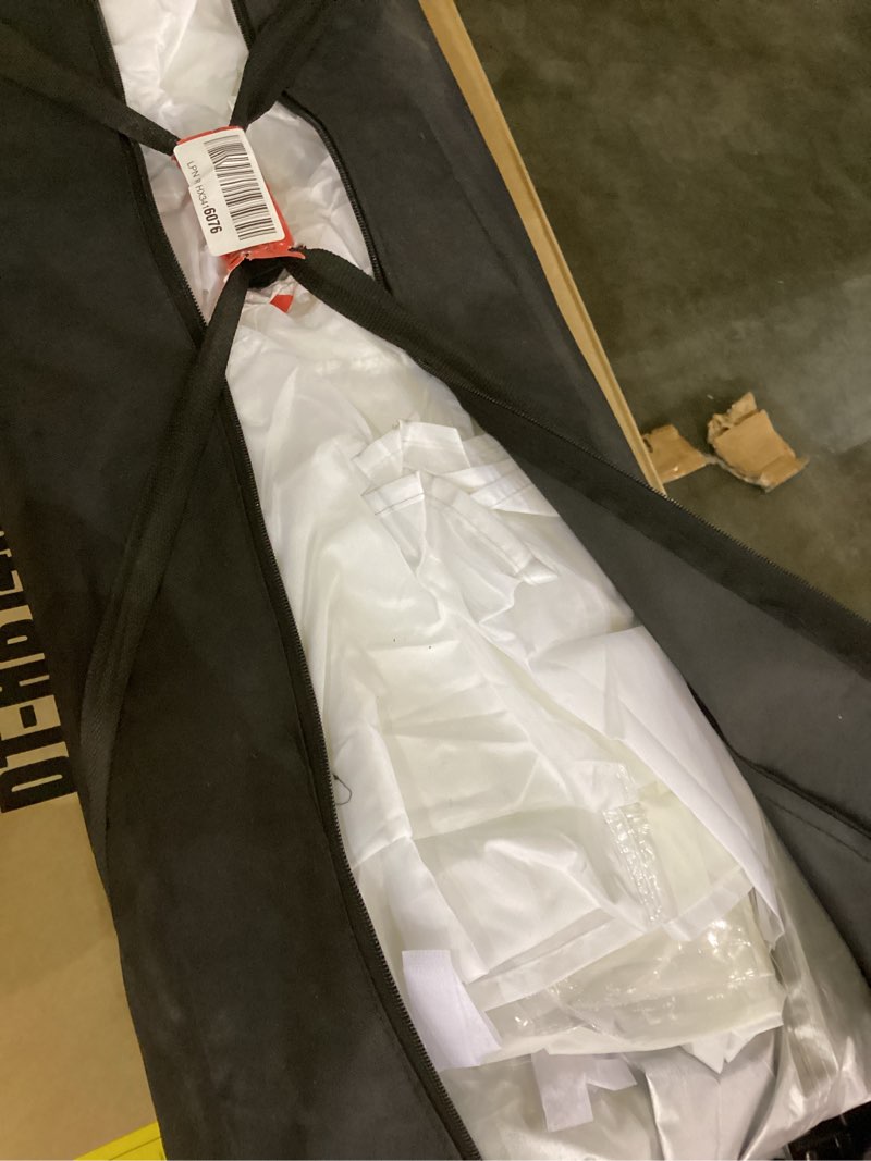 Condition photo showing As Is for COBIZI Canopy 10x20 Pop Up Canopy Tent with 6 Sidewalls, One Push Party Tents for Parties Outdoor Wedding Waterproof Gazebo Commercial Event Tent with Sandbags, White White 10x20