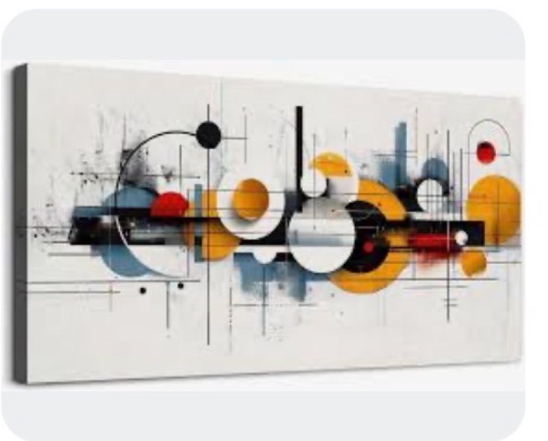 FUHAIHUA Large Wall Decor For Living Room Canvas Wall Art For Office Wall Decorations For Bedroom Ab 24”x48”