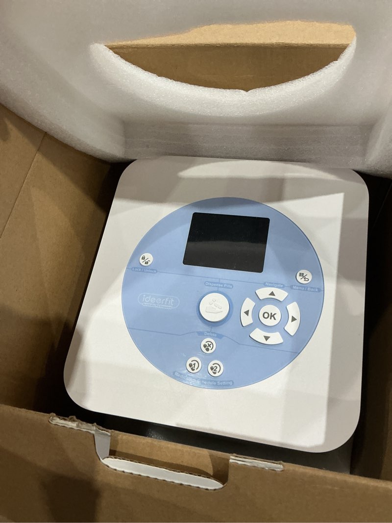 Condition photo showing Good Condition for 28-day(1x) automatic pill dispenser (expandable tray) – app & on-device setup by family, lcd display, digital lock, sound & light alerts- safe medication organizer for dementia seniors(2-tray, white) pill dispenser-2-tray (supports app control)