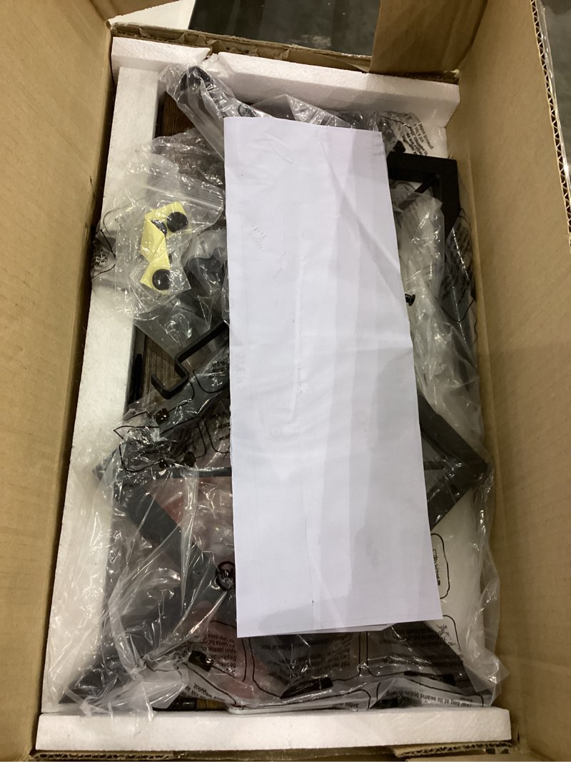 YINMIT Wood Desktop Bookshelf, Retro Tabletop Bookshelf, Desk Shelf for Top of Desk in Living Room, 