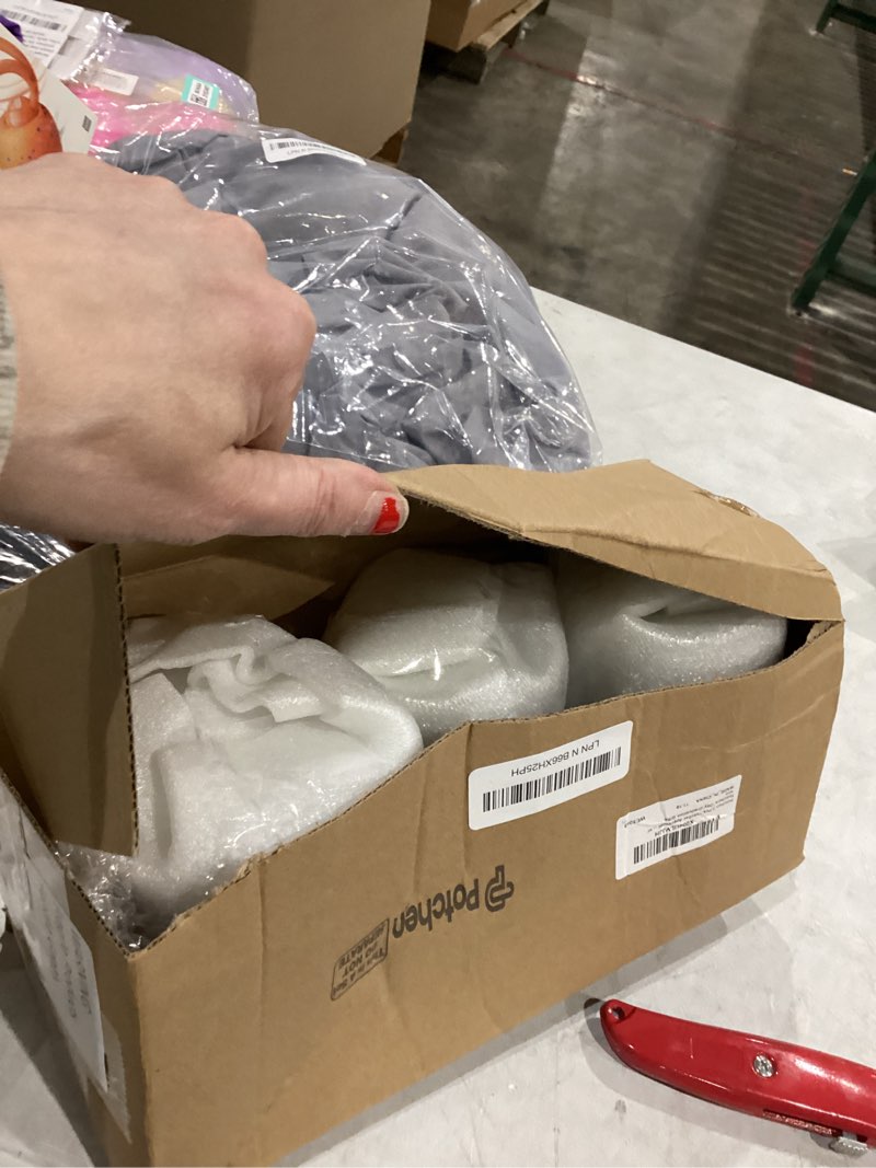 Condition photo showing New/Like New for 3 Pcs Teacher Appreciation Gifts Containers Teacher Lined Book Theme Mugs Candy Popcorn Holders Thank You Gift Containers from Students for Teachers' Day Graduation Party Favors