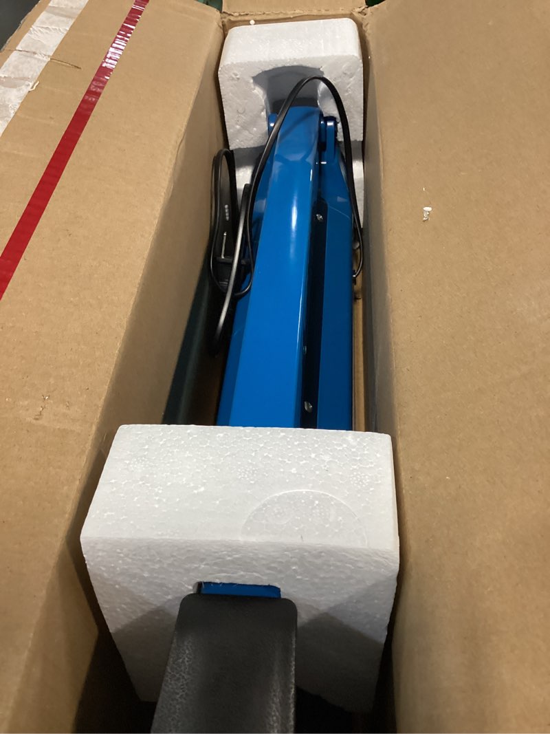 Condition photo showing As Is for 16 Inch Impulse Heat Sealer Manual Bags Sealer Sealing Machine Heating Closer for Plastic PE PP Mylar Poly Foil Bags Home Restaurant Food Storage with Extra Replace Element
