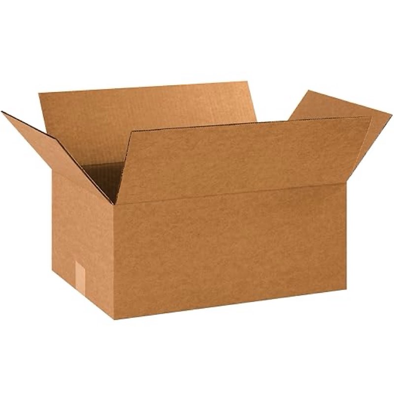 PARTNERS BRAND 18 x 12 x 8 Corrugated Cardboard Boxes, Medium 18\"L x 12\"W x 8\"H, Pack of 14| Shipping, Packaging, Moving, Storage Box for Home or Business, Strong Wholesale Bulk Boxes