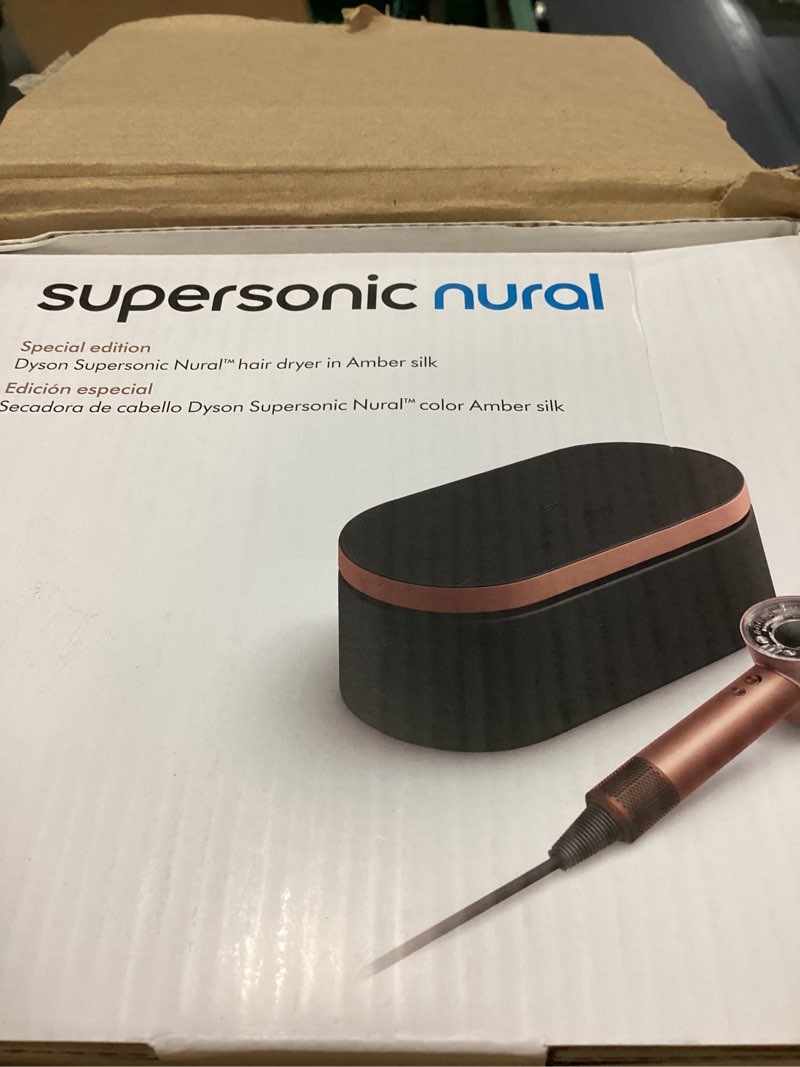 Condition photo showing As Is for dyson supersonic nural™ hair dryer amber silk